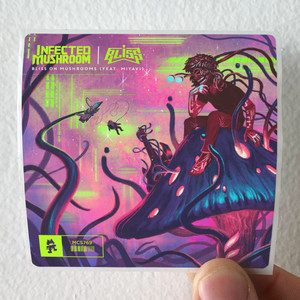 Infected Mushroom Bliss On Mushrooms Album Cover Sticker Infected Mushroom Bliss On Mushrooms Album Cover Sticker