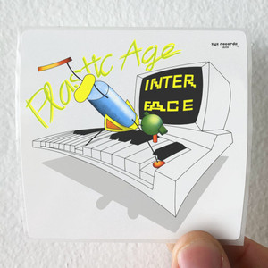 Interface Plastic Age Album Cover Sticker