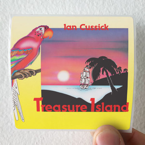 Ian Cussick Treasure Island Album Cover Sticker