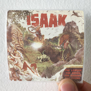 Isaak The Longer The Beard The Harder The Sound Album Cover Sticker Isaak The Longer The Beard The Harder The Sound Album Cover Sticker