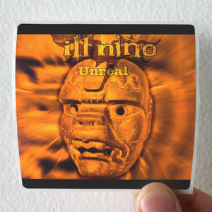 Ill Nino Unreal Album Cover Sticker Ill Nino Unreal Album Cover Sticker