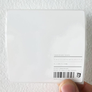 iamamiwhoami Bounty Album Cover Sticker