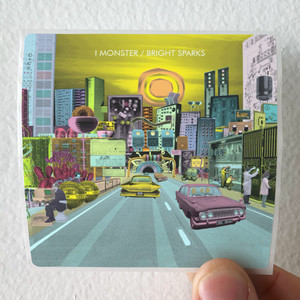 I Monster Bright Sparks Album Cover Sticker