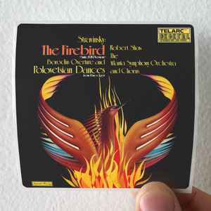Igor Fyodorovitch Stravinsky Stravinsky The Firebird Borodin Music From Prince Igor Album Cover Sticker