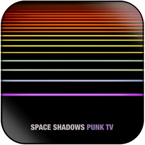 Punk TV Space Shadows Album Cover Sticker Album Cover Sticker Punk TV Space Shadows Album Cover Sticker Album Cover Sticker