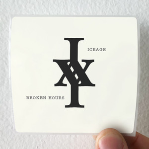 Iceage Broken Hours Album Cover Sticker