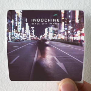 Indochine Black City Parade 2 Album Cover Sticker Indochine Black City Parade 2 Album Cover Sticker