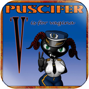 Puscifer V Is For Vagina Album Cover Sticker Album Cover Sticker Puscifer V Is For Vagina Album Cover Sticker Album Cover Sticker