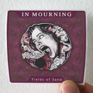 In Mourning Yields Of Sand Album Cover Sticker