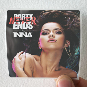 Inna Party Never Ends 2 Album Cover Sticker Inna Party Never Ends 2 Album Cover Sticker