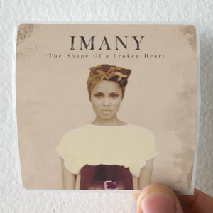 Imany The Shape Of A Broken Heart Album Cover Sticker Imany The Shape Of A Broken Heart Album Cover Sticker