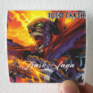 Iced Earth The Dark Saga Album Cover Sticker Iced Earth The Dark Saga Album Cover Sticker
