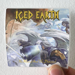 Iced Earth The Blessed And The Damned Album Cover Sticker Iced Earth The Blessed And The Damned Album Cover Sticker