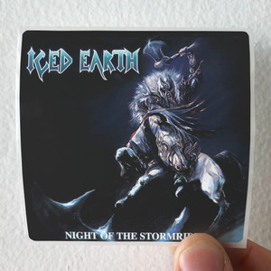 Iced Earth Night Of The Stormrider 4 Album Cover Sticker Iced Earth Night Of The Stormrider 4 Album Cover Sticker