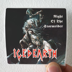 Iced Earth Night Of The Stormrider 1 Album Cover Sticker Iced Earth Night Of The Stormrider 1 Album Cover Sticker