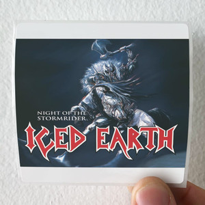 Iced Earth Night Of The Stormrider 3 Album Cover Sticker Iced Earth Night Of The Stormrider 3 Album Cover Sticker
