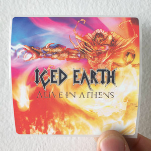 Iced Earth Alive In Athens 4 Album Cover Sticker Iced Earth Alive In Athens 4 Album Cover Sticker