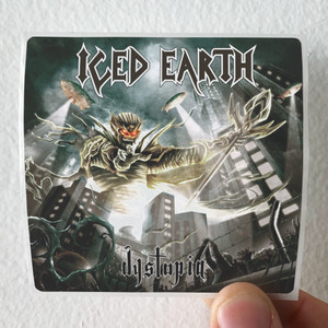 Iced Earth Dystopia Album Cover Sticker