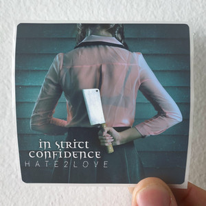 In Strict Confidence Hate2Love Album Cover Sticker