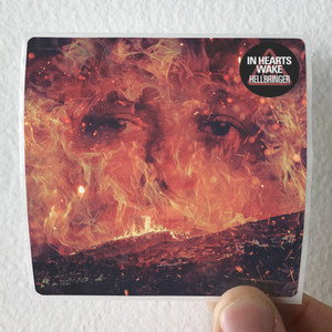 In Hearts Wake Hellbringer Album Cover Sticker