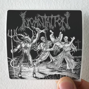 Incantation Blasphemous Cremation Album Cover Sticker