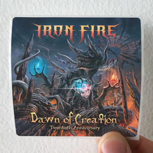Iron Fire Dawn Of Creation 1 Album Cover Sticker Iron Fire Dawn Of Creation 1 Album Cover Sticker