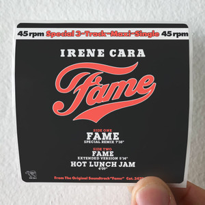 Irene Cara Fame Album Cover Sticker