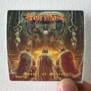 Iron Mask Master Of Masters Album Cover Sticker Iron Mask Master Of Masters Album Cover Sticker