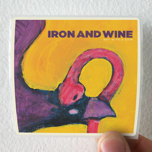 Iron and Wine Boy With A Coin Album Cover Sticker Iron and Wine Boy With A Coin Album Cover Sticker