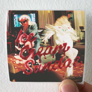 Inhaler Ice Cream Sundae Album Cover Sticker