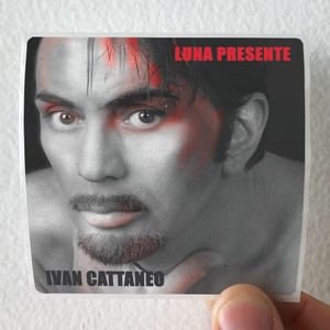 Ivan Cattaneo Luna Presente Album Cover Sticker
