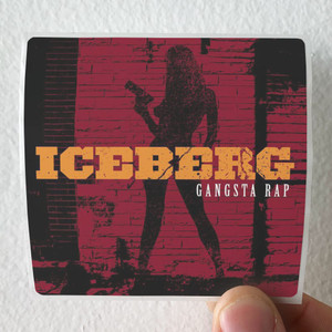 Ice-T Gangsta Rap Album Cover Sticker Ice-T Gangsta Rap Album Cover Sticker