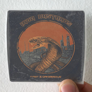 Iron Bastards Fast Dangerous Album Cover Sticker