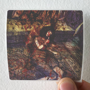 If I Die First They Drew Blood Album Cover Sticker