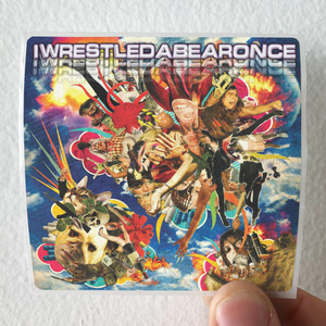 iwrestledabearonce Its All Happening Album Cover Sticker iwrestledabearonce Its All Happening Album Cover Sticker