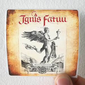 Ignis Fatuu Meisterstich Album Cover Sticker Ignis Fatuu Meisterstich Album Cover Sticker