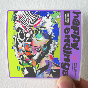 iann dior Happy Endings 1 Album Cover Sticker iann dior Happy Endings 1 Album Cover Sticker