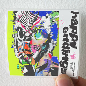 iann dior Happy Endings Album Cover Sticker iann dior Happy Endings Album Cover Sticker