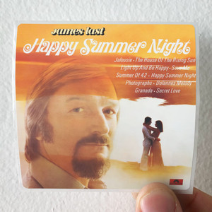 James Last Happy Summer Night Album Cover Sticker James Last Happy Summer Night Album Cover Sticker