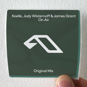 Jody Wisternoff On Air Album Cover Sticker Jody Wisternoff On Air Album Cover Sticker