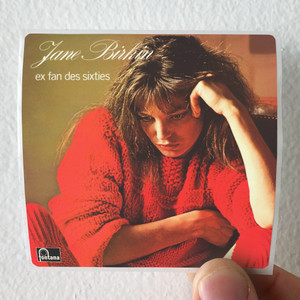 Jane Birkin Ex Fan Des Sixties Album Cover Sticker Jane Birkin Ex Fan Des Sixties Album Cover Sticker