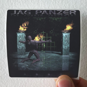 Jag Panzer The Fourth Judgement Album Cover Sticker Jag Panzer The Fourth Judgement Album Cover Sticker