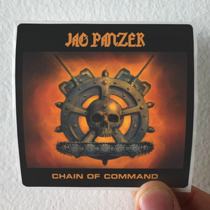 Jag Panzer Chain Of Command Album Cover Sticker Jag Panzer Chain Of Command Album Cover Sticker