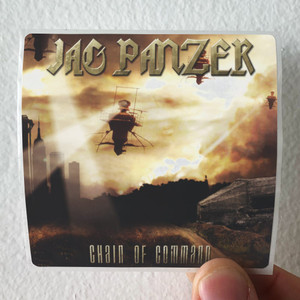 Jag Panzer Chain Of Command 1 Album Cover Sticker Jag Panzer Chain Of Command 1 Album Cover Sticker