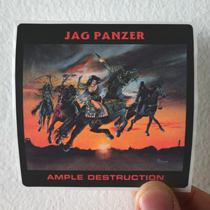 Jag Panzer Ample Destruction 1 Album Cover Sticker Jag Panzer Ample Destruction 1 Album Cover Sticker