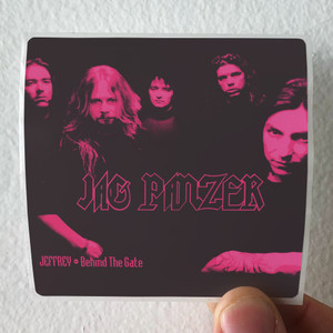 Jag Panzer Jeffrey Behind The Gate Album Cover Sticker