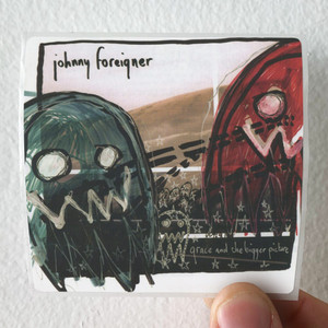 Johnny Foreigner Grace And The Bigger Picture Album Cover Sticker Johnny Foreigner Grace And The Bigger Picture Album Cover Sticker