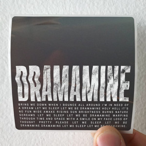 Jeff Rosenstock Dramamine Album Cover Sticker Jeff Rosenstock Dramamine Album Cover Sticker