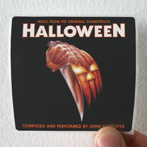 John Carpenter Halloween Album Cover Sticker John Carpenter Halloween Album Cover Sticker