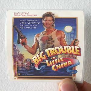 John Carpenter Big Trouble In Little China Album Cover Sticker